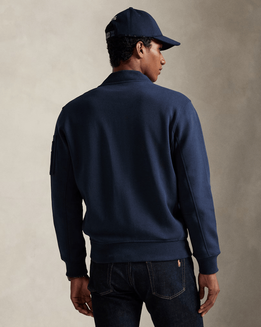 Ralph Lauren Double-Knit Bomber Jacket