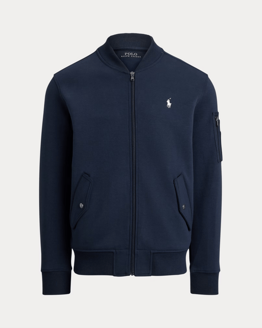 Ralph Lauren Double-Knit Bomber Jacket