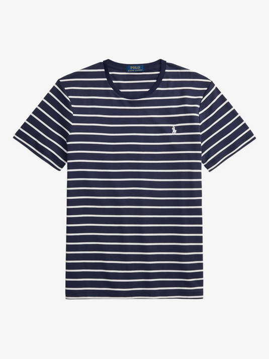 Polo Ralph Lauren Mens Custom Slim Striped Soft Cotton T-Shirt