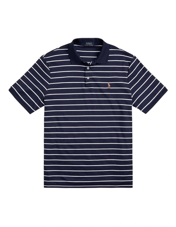 Load image into Gallery viewer, Polo Ralph Lauren Mens Custom Slim Fit Striped Soft Cotton Polo
