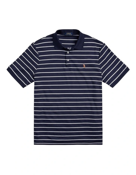 Polo Ralph Lauren Mens Custom Slim Fit Striped Soft Cotton Polo