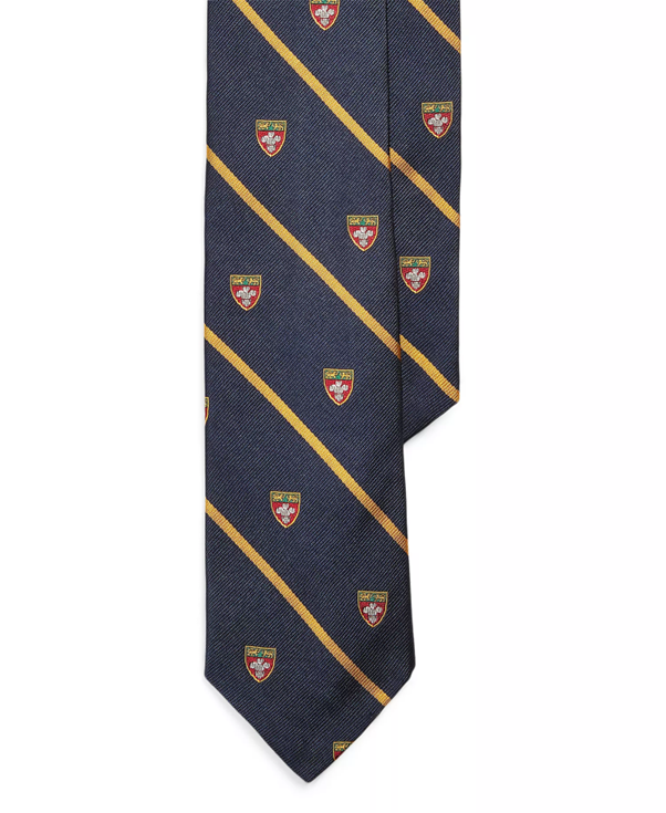 Load image into Gallery viewer, Polo Ralph Lauren Striped Silk Narrow Club Tie
