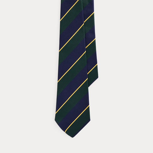 Polo Ralph Lauren Vintage-Inspired Striped Silk Repp Tie