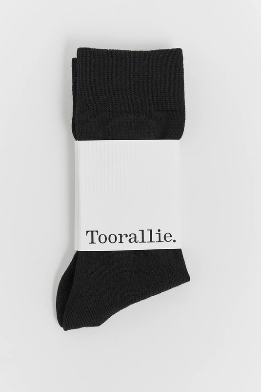 Toorallie Womens Fine Merino Socks - Black