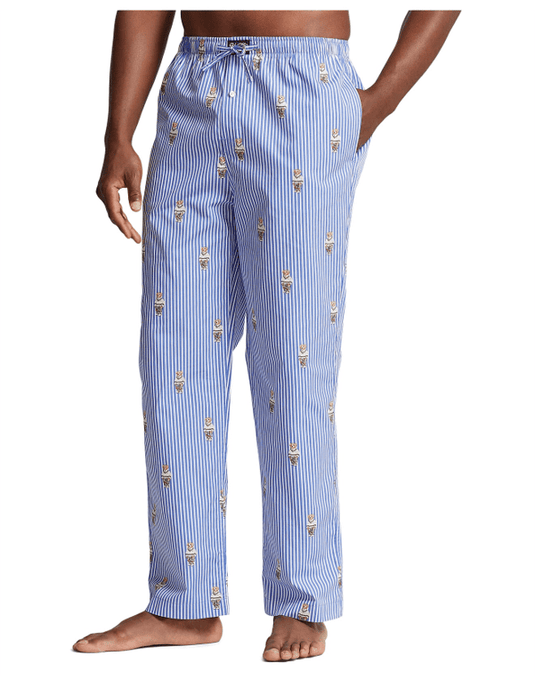 Polo Ralph Lauren Polo Bear Striped Cotton Pyjama Pant