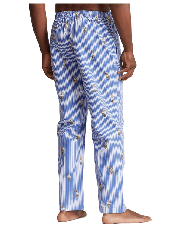 Load image into Gallery viewer, Polo Ralph Lauren Polo Bear Striped Cotton Pyjama Pant
