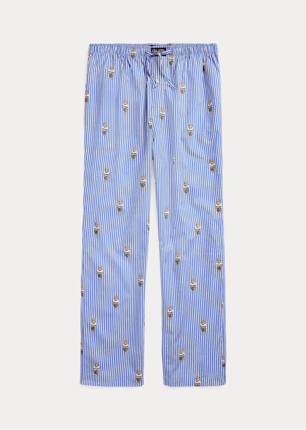 Load image into Gallery viewer, Polo Ralph Lauren Polo Bear Striped Cotton Pyjama Pant
