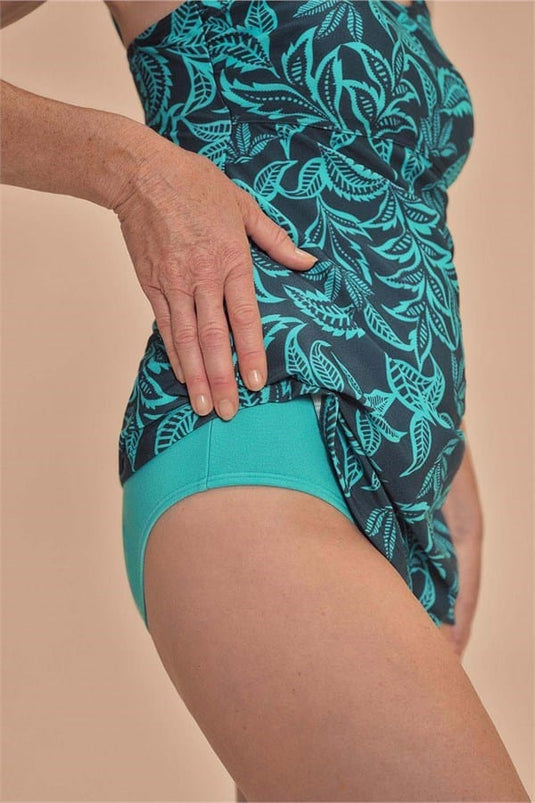 Amoena Womens Salerno Sarong - Deep Emerald/Light Jade