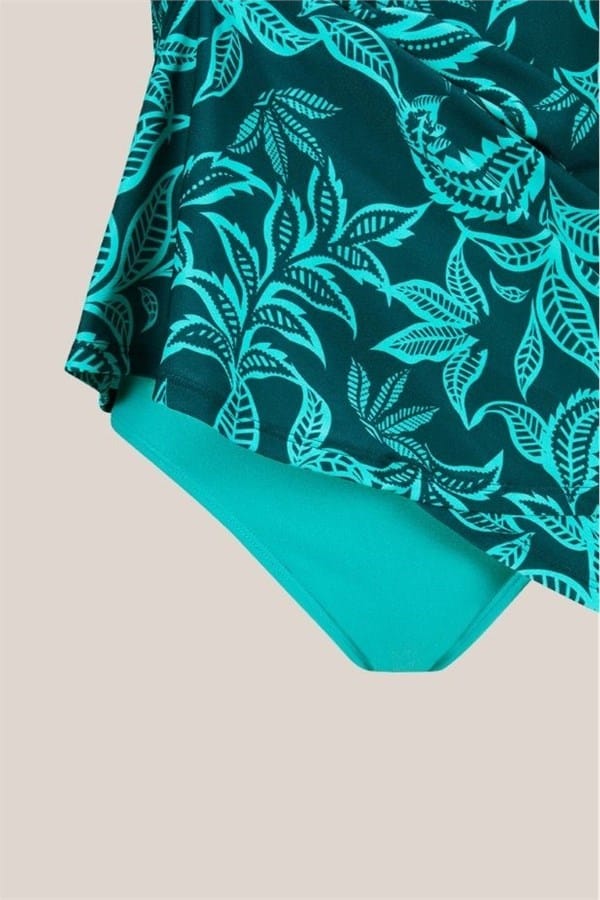 Load image into Gallery viewer, Amoena Womens Salerno Sarong - Deep Emerald/Light Jade
