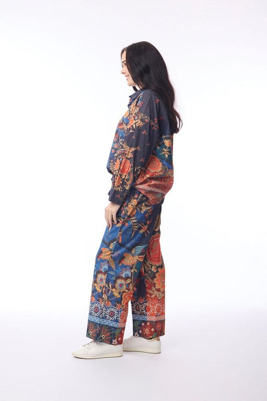 Orientique Womens Digital Shirt - Embroidery