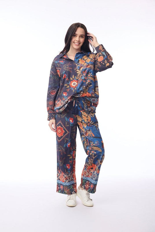 Orientique Womens Digital Shirt - Embroidery