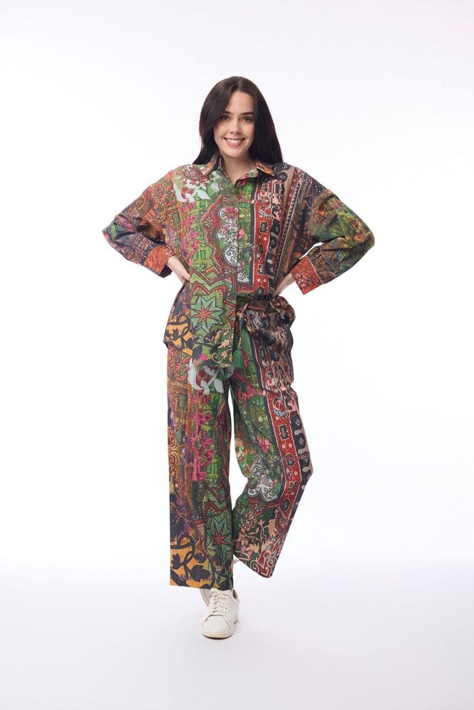 Load image into Gallery viewer, Orientique Womens Digital Shirt - Vintage
