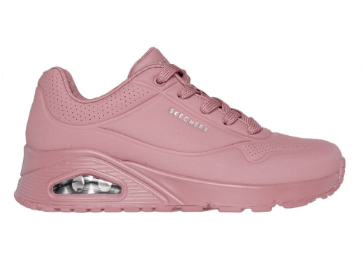 Skechers Womens Uno Stand On Air - Dark Rose