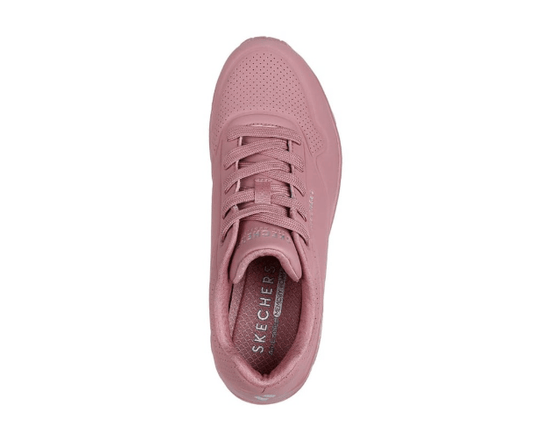 Skechers Womens Uno Stand On Air - Dark Rose