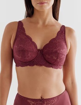 Caprice Womens Lily Bra - Tawny Port