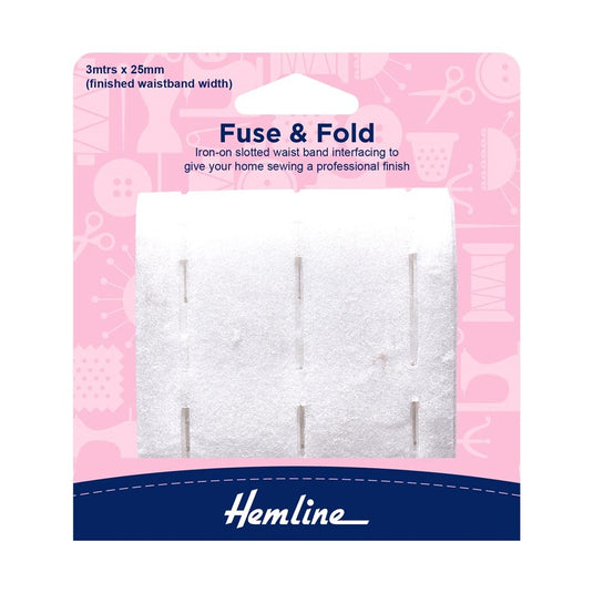 Hemline Waistband Lining Fuse and Fold