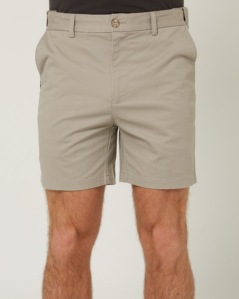 Load image into Gallery viewer, Pilbara Mens Chino Shorts - Mushroom
