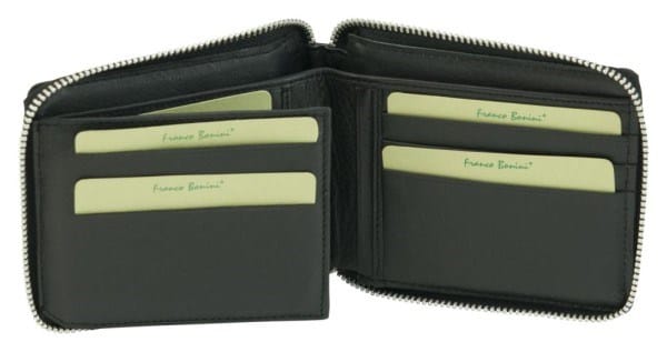 Load image into Gallery viewer, Franco Bonini Mens Soft Leather Zip Around Wallet
