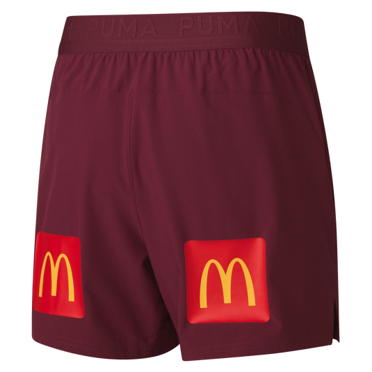 Puma QLD Maroons 2026 Mens Training Shorts - Burgundy