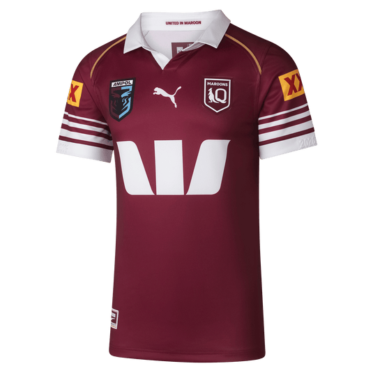Puma Mens QLD Maroons 2026 Replica Home Jersey