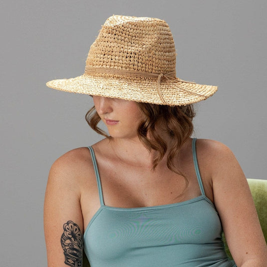 Rigon Womens Natalie Raffia Fedora