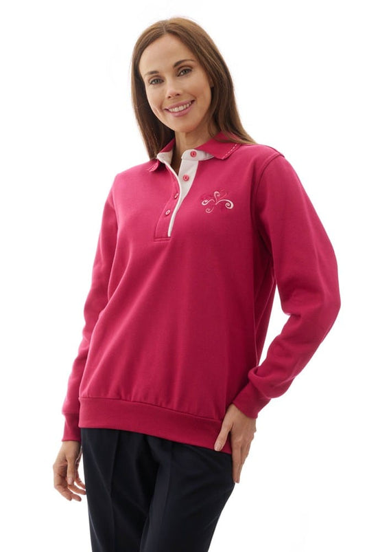 Givoni Women's Rogers Embroidered Fleece Jumper