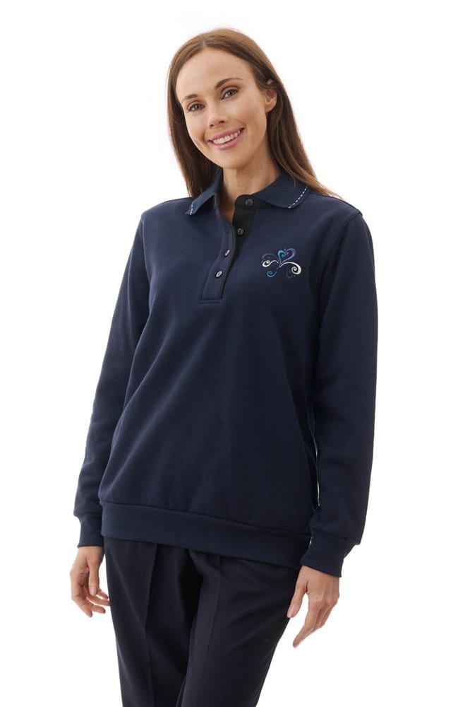 Load image into Gallery viewer, Givoni Women's Rogers Embroidered Fleece Jumper
