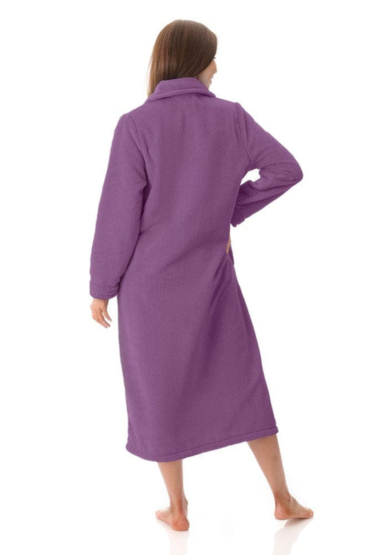 Givoni Womens Mid Button Gown - Mulberry