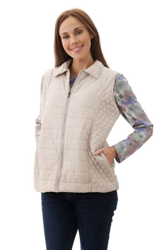 Givoni Womens Puffer Vest - Oyster