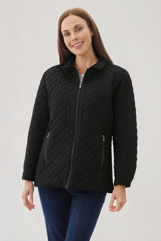 Givoni Womens Short Quilted Jacket - Black