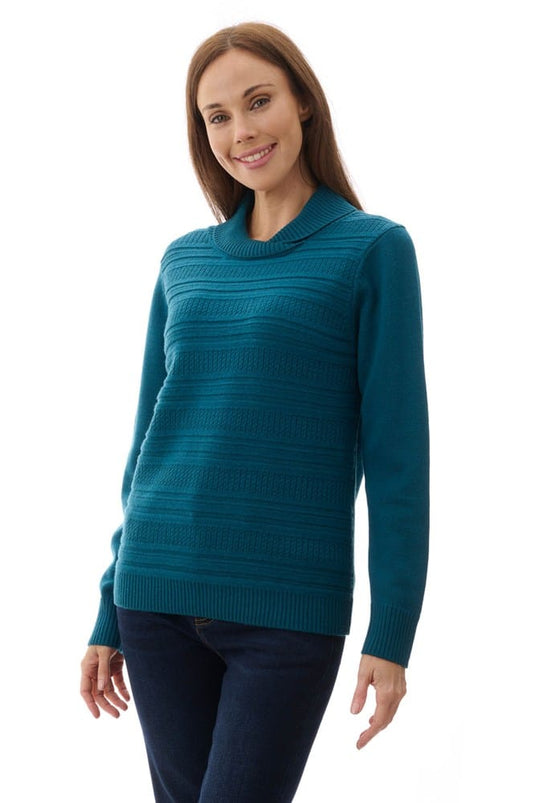 Slade Women's Crossover Neck Jumper