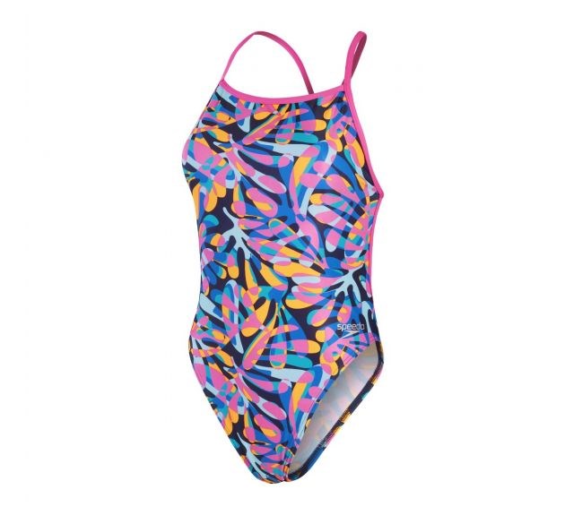 Load image into Gallery viewer, Speedo Womens Allover Digital Vback
