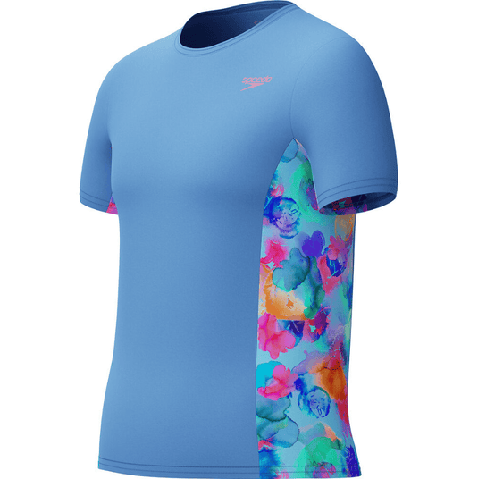 Speedo Junior Girls Short Sleeve Rashguard