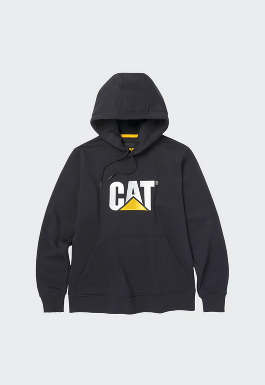 CAT Mens TM Pullover Hooded Sweatshirt - Black