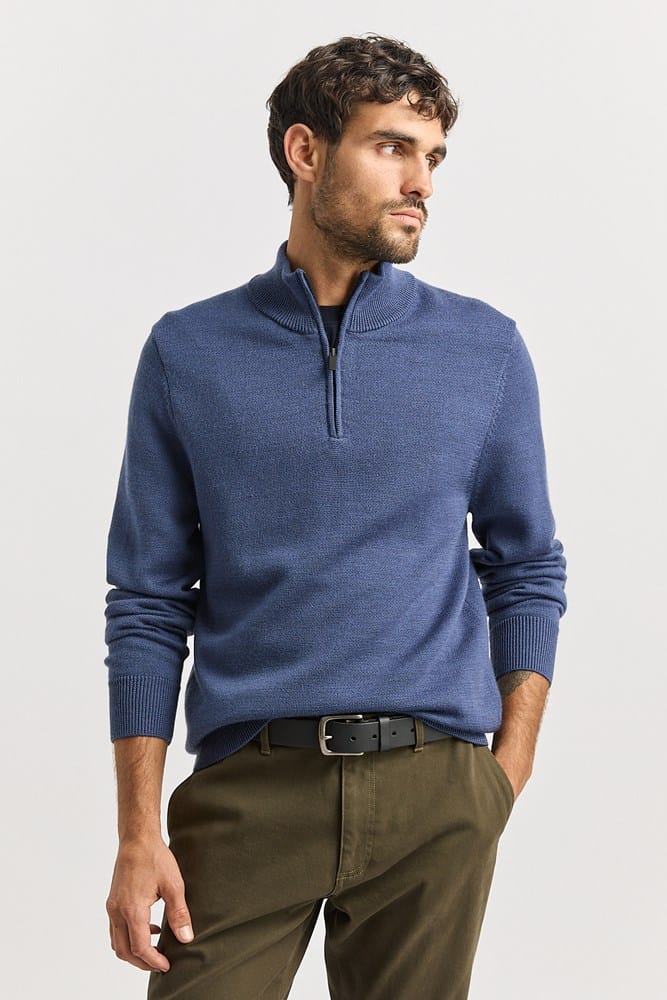 Load image into Gallery viewer, Toorallie Mens Trademark Half Zip - Galaxy
