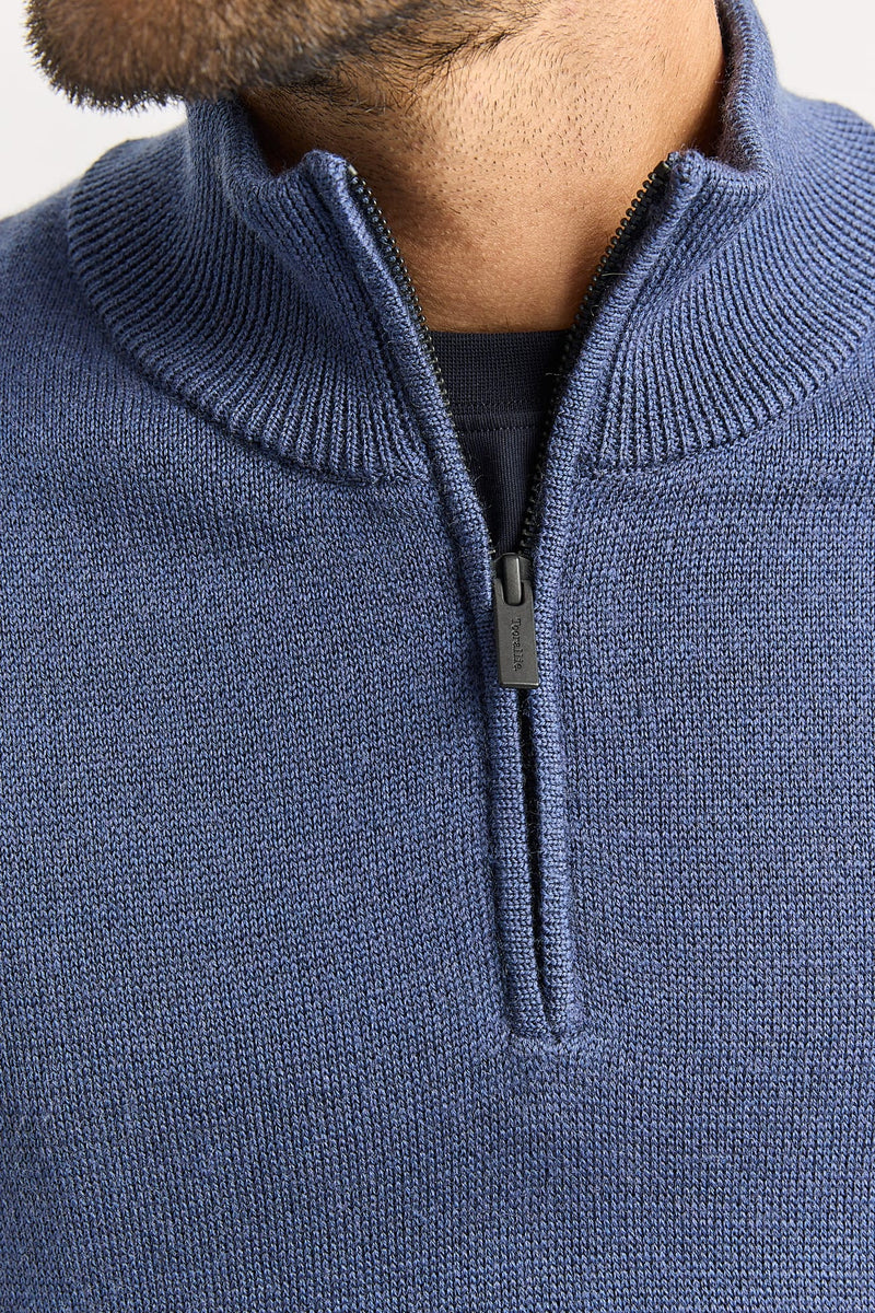 Load image into Gallery viewer, Toorallie Mens Trademark Half Zip - Galaxy
