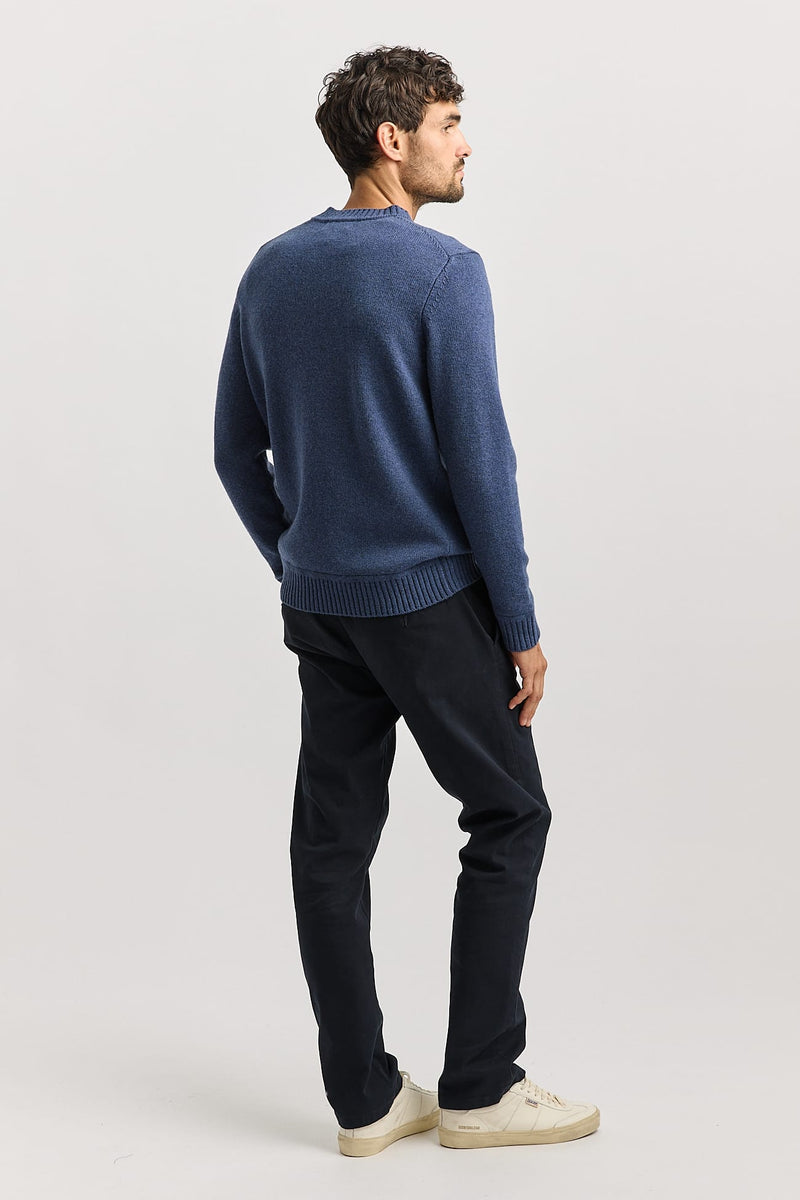 Load image into Gallery viewer, Toorallie Mens Lambswool Crew Jumper - Galaxy
