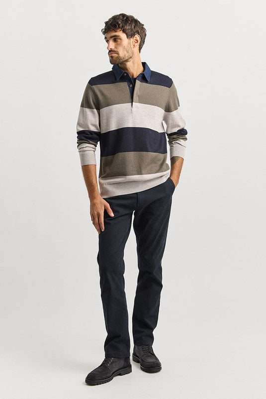 Toorallie Mens Rugby Knit - Falcon