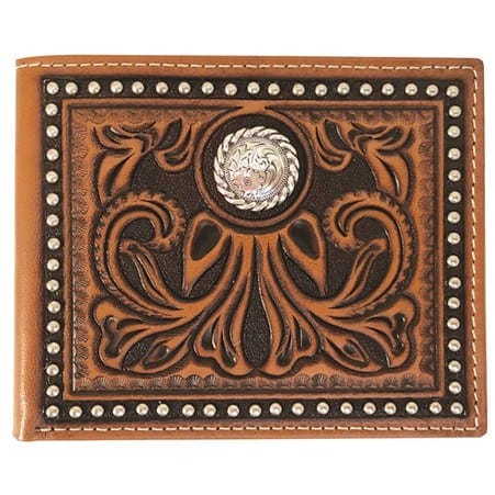 Roper Bi-fold Wallet - Tooled Leather
