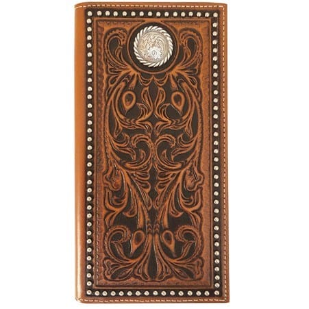 Roper Rodeo Wallet - Tooled Leather
