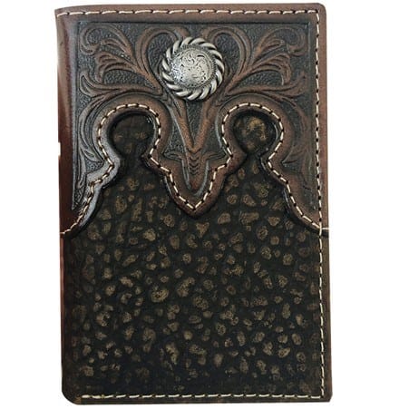 Roper Tri-fold Wallet - Tooled Yoke