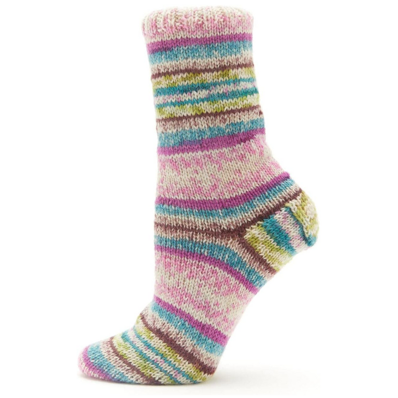 Load image into Gallery viewer, Fiddlesticks Pink-Aqua Jester 4 ply Sock Yarn
