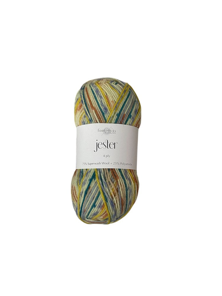 Load image into Gallery viewer, Fiddlesticks Mustard-Rust Jester 4 ply Sock Yarn
