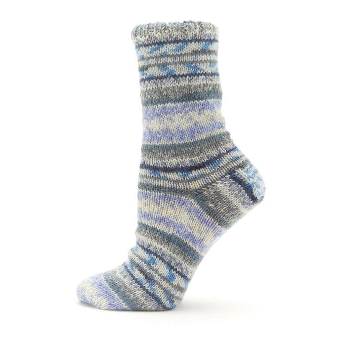 Load image into Gallery viewer, Fiddlesticks Grey-Blue Jester 4 ply Sock Yarn
