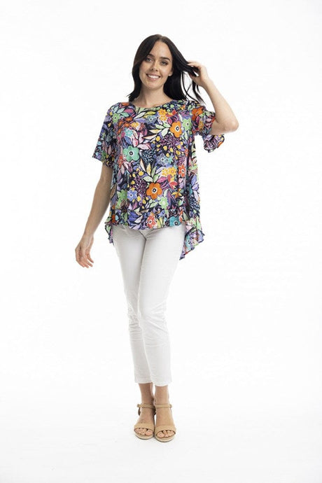 Orientique Grenada Frill Top