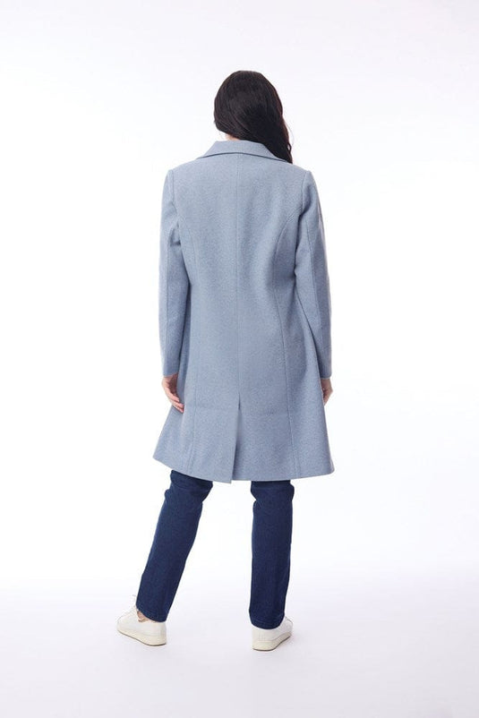 Orientique Womens Coat 3 Button - Sky