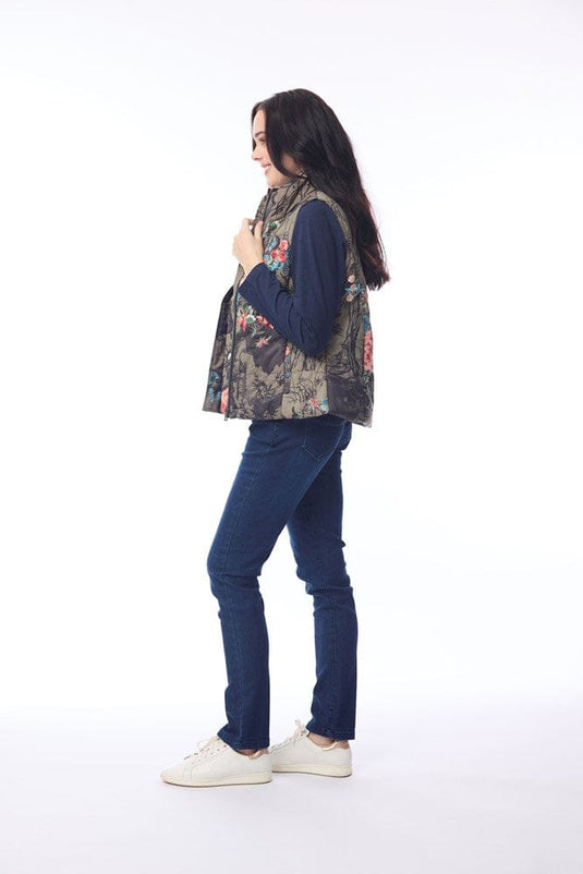 Orientique Womens Puffer Vest - Keqioa