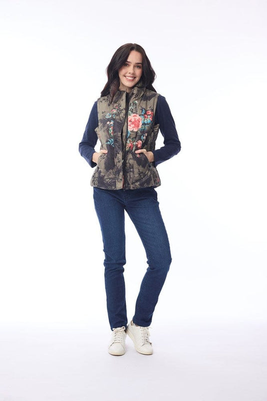 Orientique Womens Puffer Vest - Keqioa