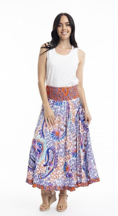 Orientique Womens Radhanagar Skirt