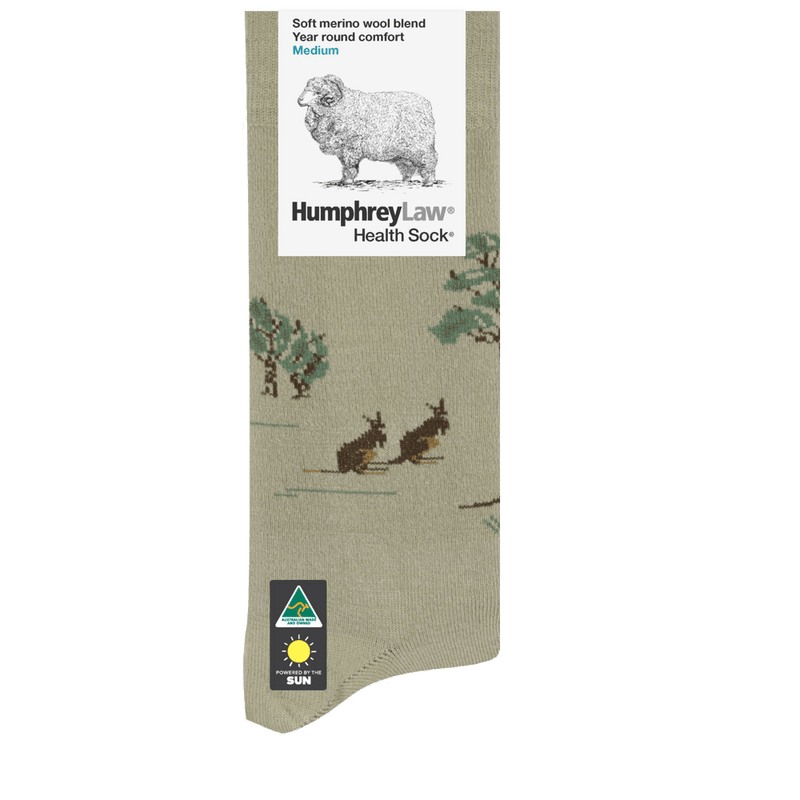 Load image into Gallery viewer, Humphrey Law 60% Fine Merino Wool Patterned Health Sock
